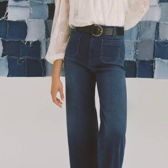 Pilcro Pants - Anthropologie the skipper wide leg jeans brand new w/ tags